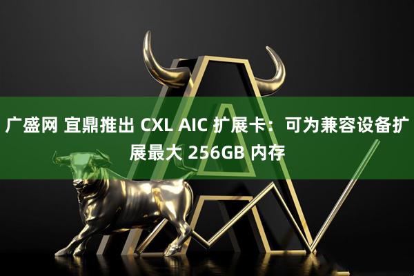 广盛网 宜鼎推出 CXL AIC 扩展卡：可为兼容设备扩展最大 256GB 内存