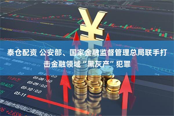 泰仓配资 公安部、国家金融监督管理总局联手打击金融领域“黑灰产”犯罪